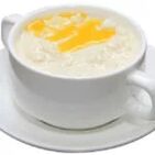 Gachas de arroz en el menú para las varices.