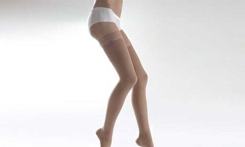 maillot de compresión para venas varicosas